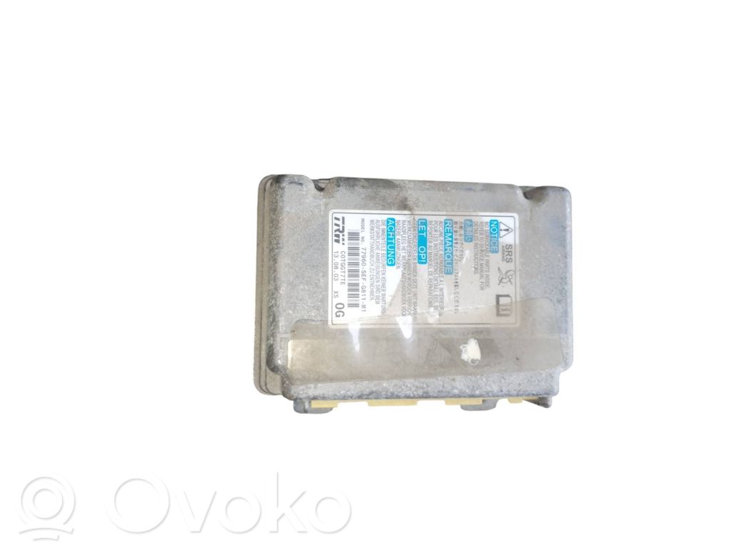Honda Accord Unitate/modul de comandă airbaguri 