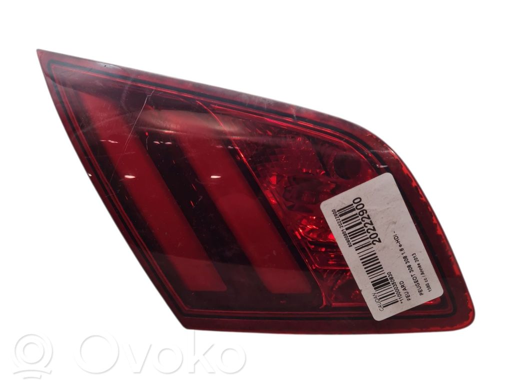Peugeot 308 Lampă spate în capacul portbagajului 