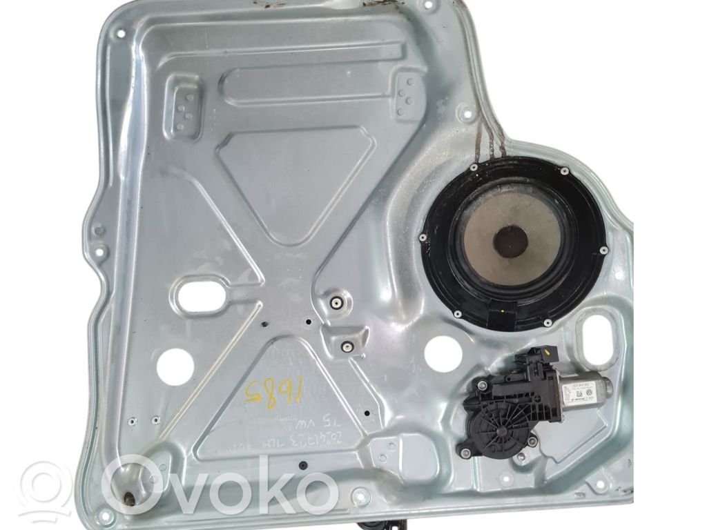 Volkswagen Multivan T5 Manualny podnośnik szyby drzwi przednich 