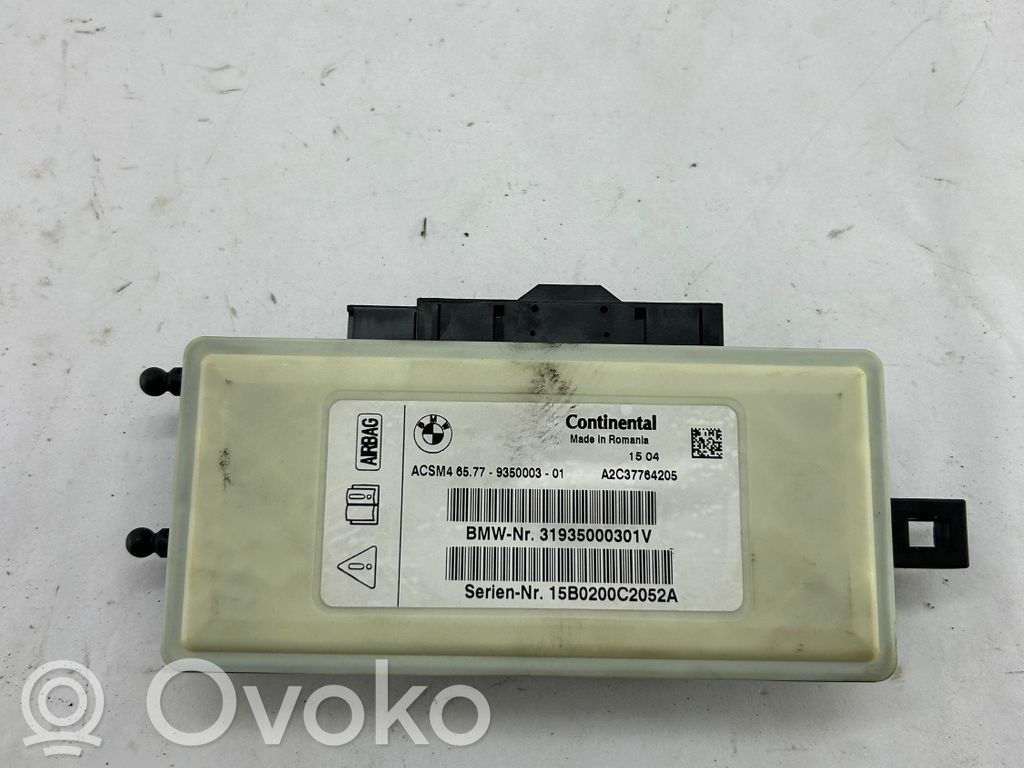 BMW 5 F10 F11 Sterownik / Moduł Airbag 