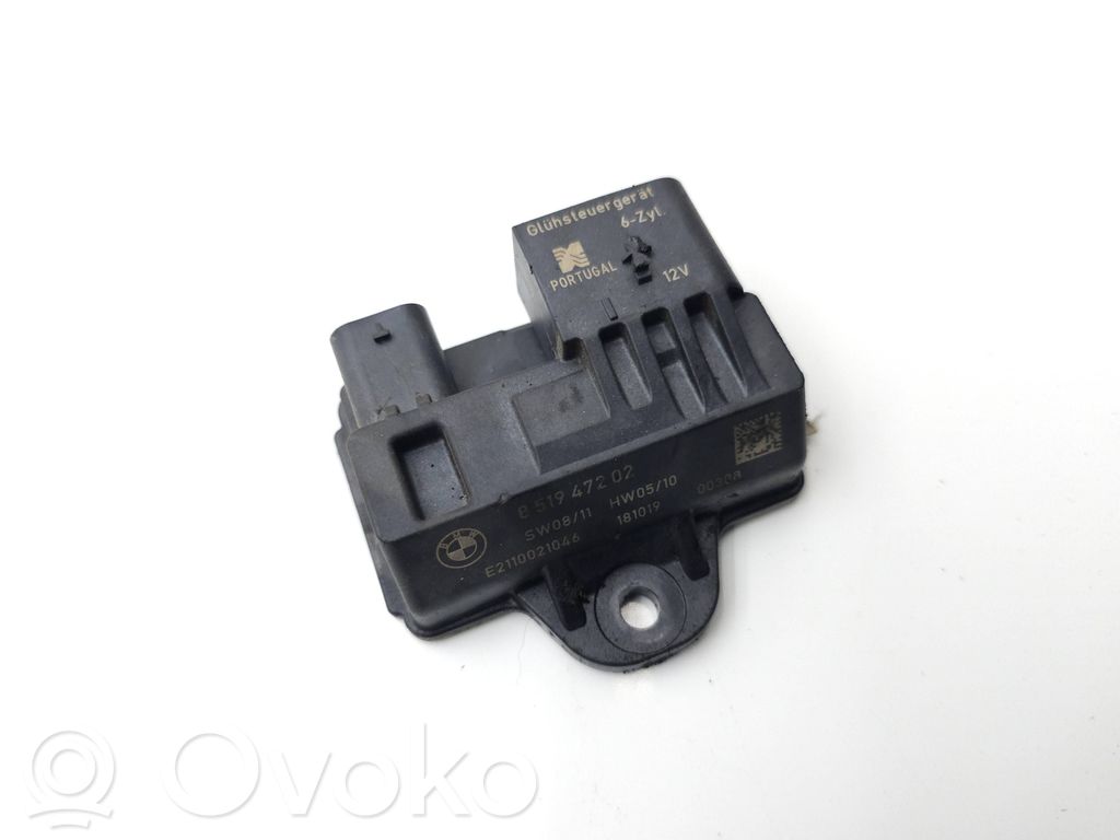 BMW 3 F30 F35 F31 Przekaźnik / Modul układu ogrzewania wstępnego 