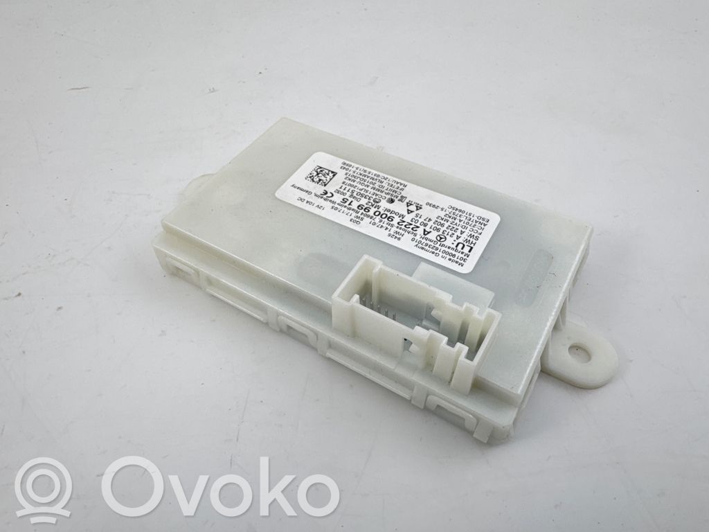 Moduł / Sterownik systemu uruchamiania bezkluczykowego   A2139018003,33505111,A2229024715