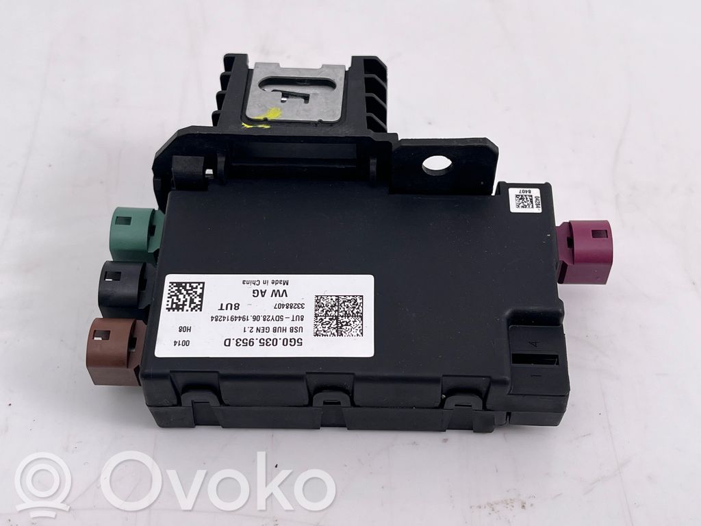 Volkswagen Golf VII USB interface control unit module 