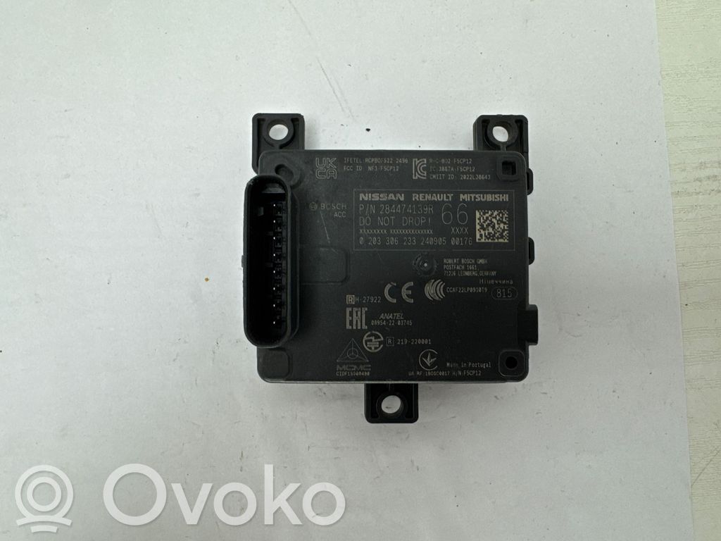 Sensor de radar Distronic   284474139R,0203306233,2022L78643,3887AE5C912