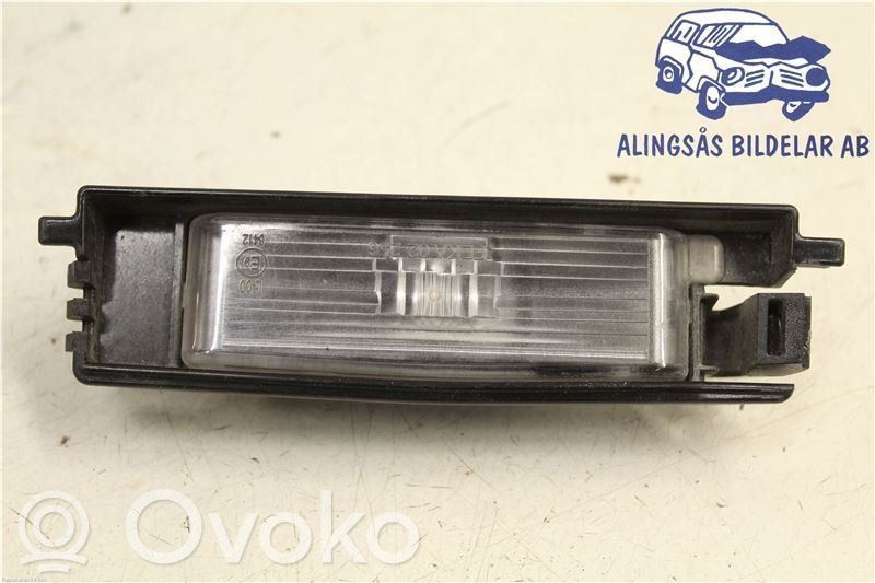 Toyota Auris E180 Éclairage de plaque d'immatriculation 