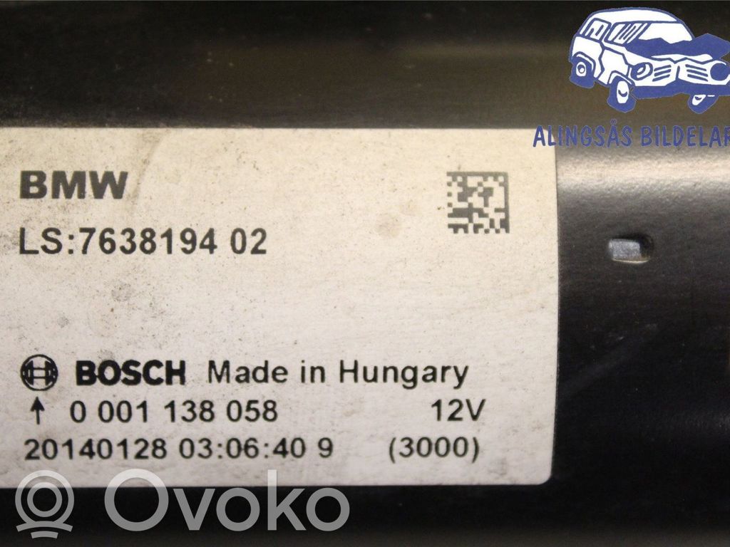 BMW 1 F20 F21 Стартер 