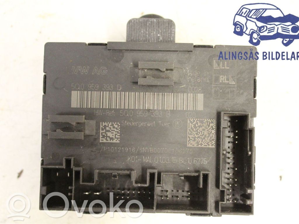 Door control unit/module   5Q0959393D,5Q0959393D