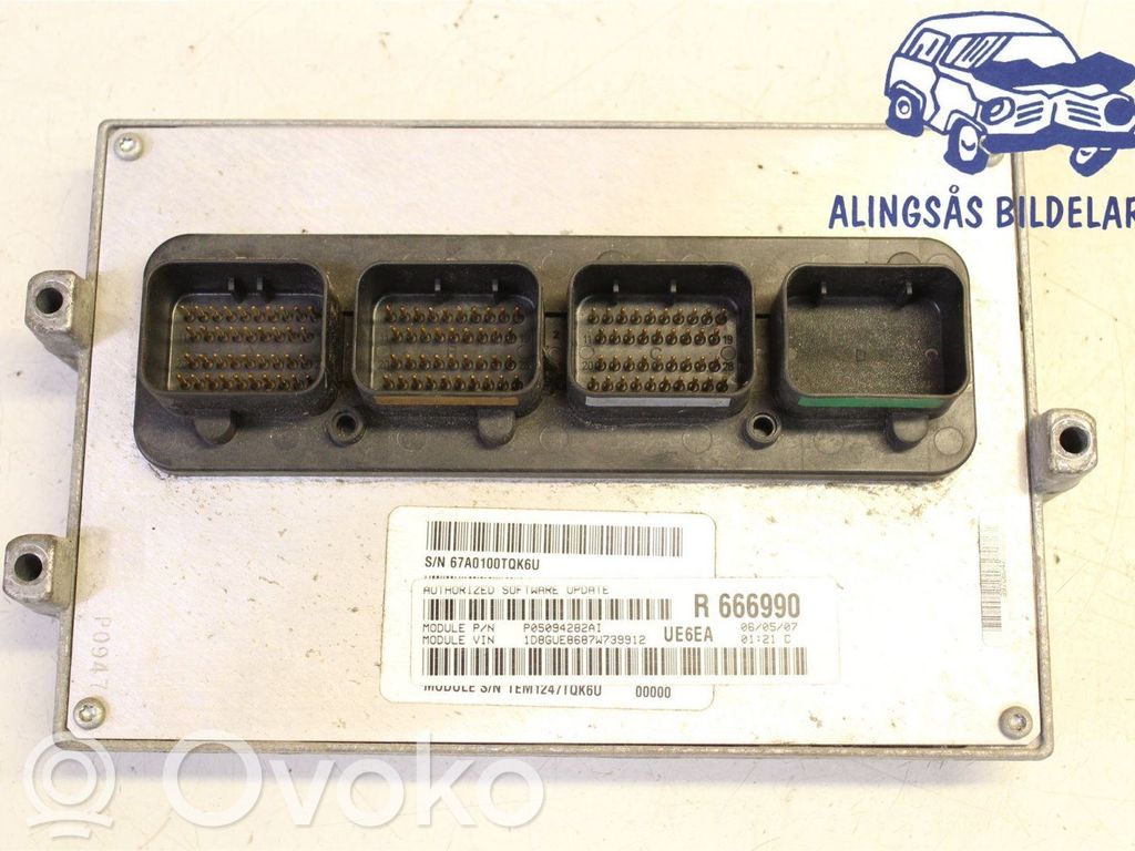 Įpurškimo valdymo blokas   P05094282AI,P05094282AI