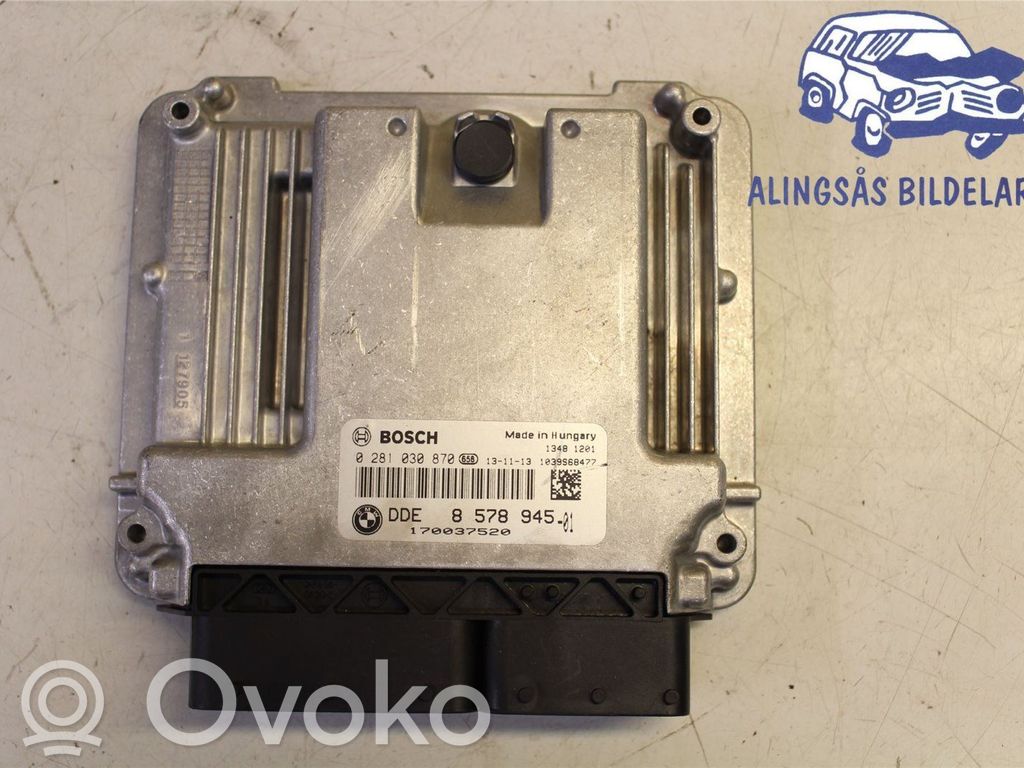 BMW 3 GT F34 Centralina/modulo motore iniezione 