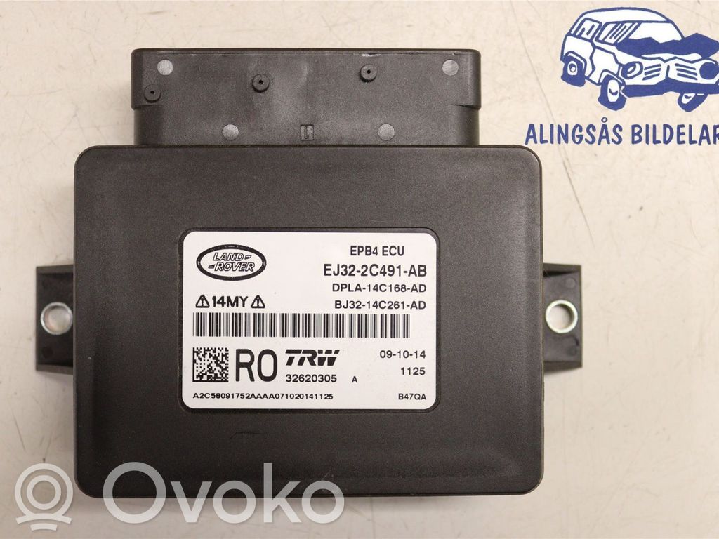 Land Rover Range Rover Evoque L538 Module de commande de frein à main 