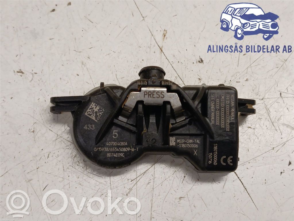 Renault Kadjar Sensor de presión del neumático 