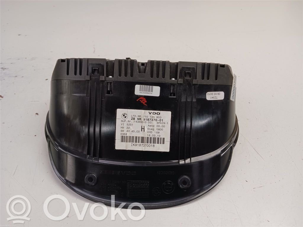 Speedometer (instrument cluster)   62109316152,9187370,9187370