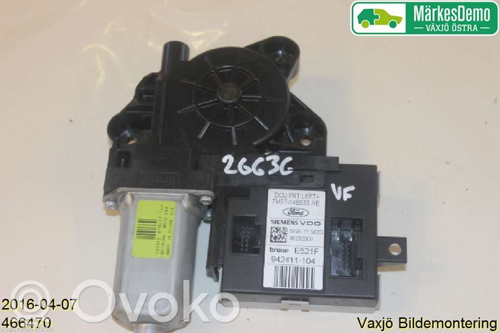 Ford Focus C-MAX Silnik regulatora szyby drzwi przednich 