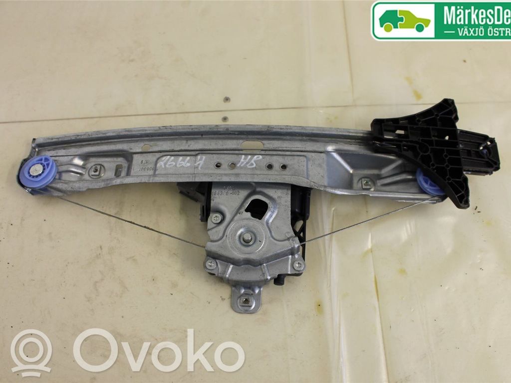 Opel Insignia A Elektryczny podnośnik szyby drzwi tylnych 