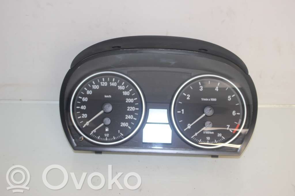 BMW 3 E90 E91 Spidometrs (instrumentu panelī) 