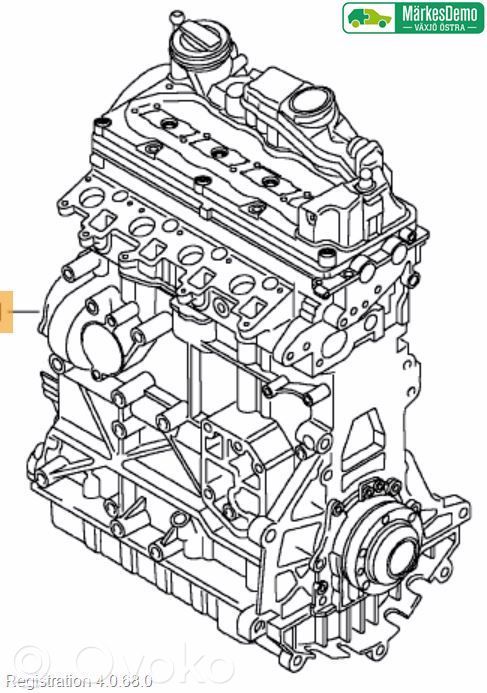 Volkswagen PASSAT B6 Silnik 