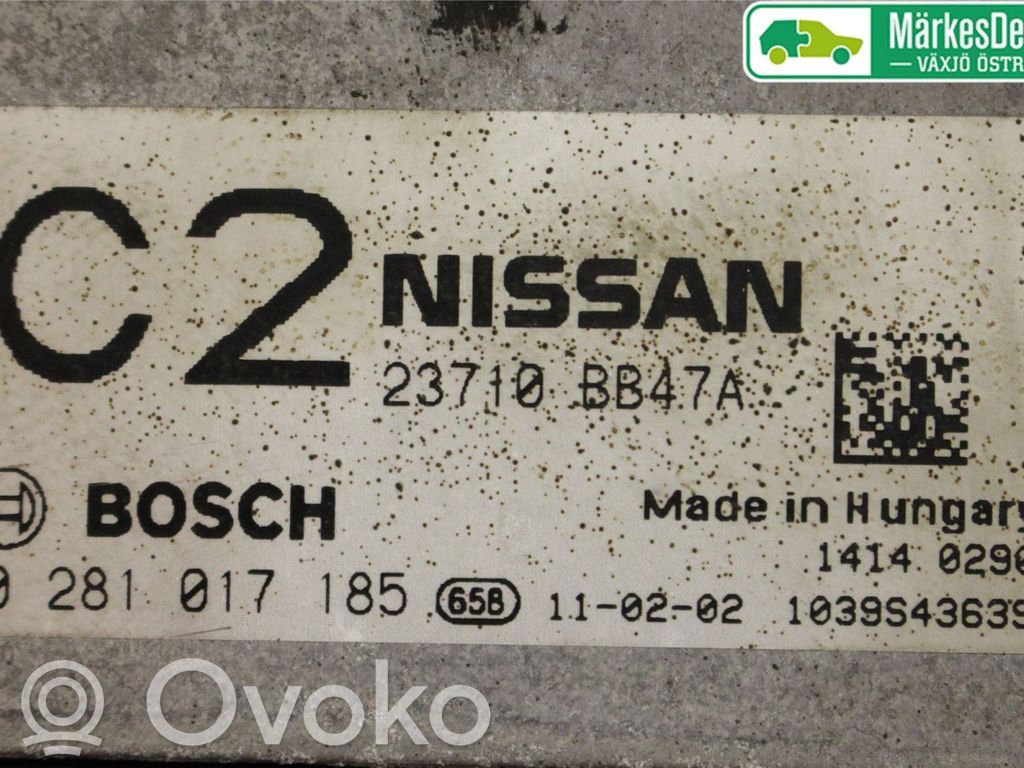 Injection control unit/module   23710BB47A,0281017185,23710BB47A
