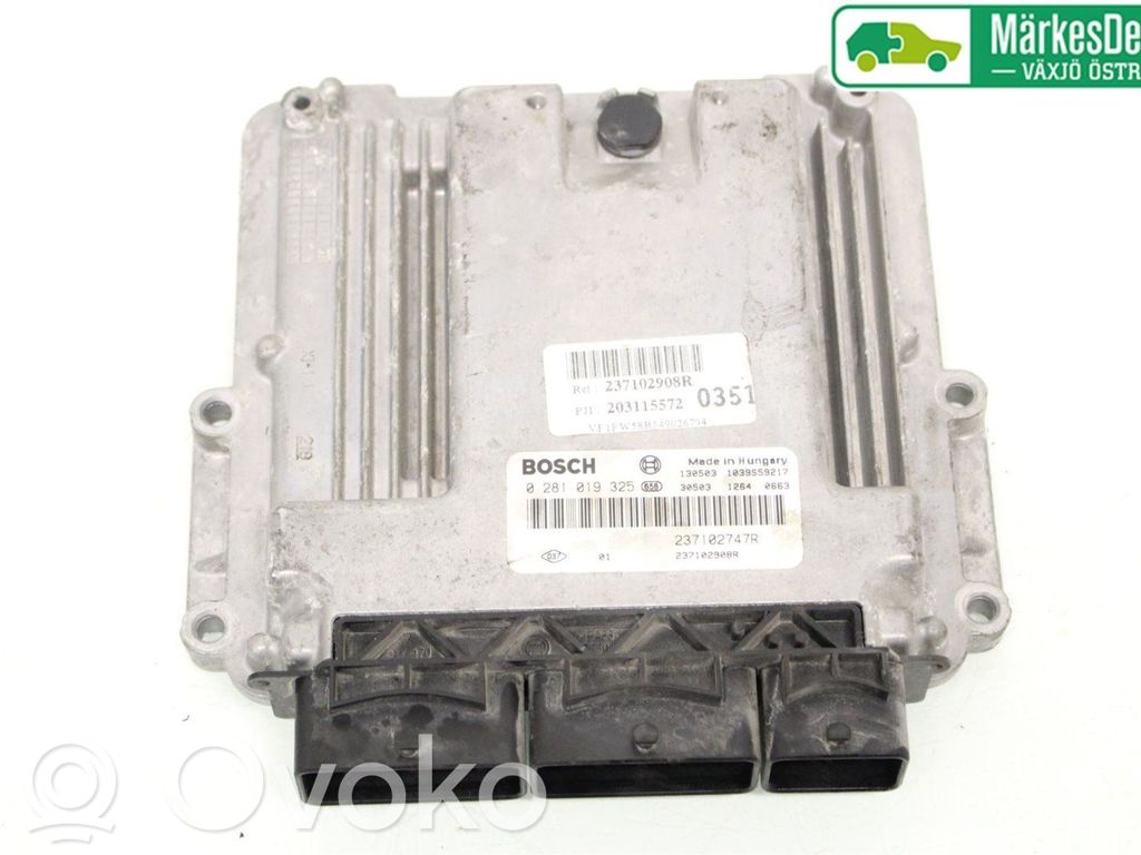 Injection control unit/module   237103085R,0281019325,237102908R
