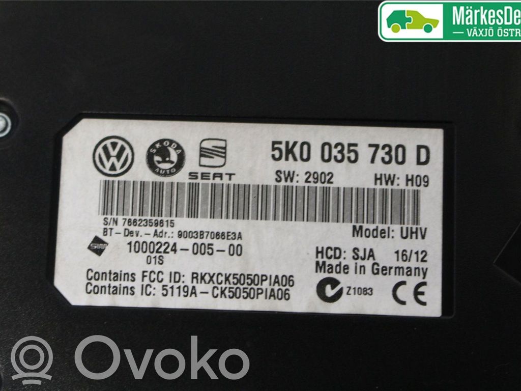 Volkswagen Golf VI Other control units/modules 