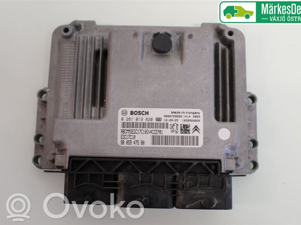 Peugeot 208 I Unité de commande / module d'injection 