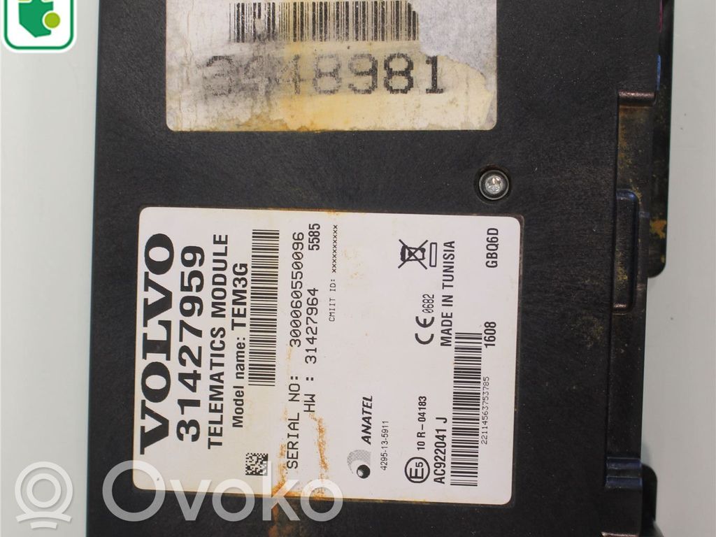 Volvo S60 Other control units/modules 