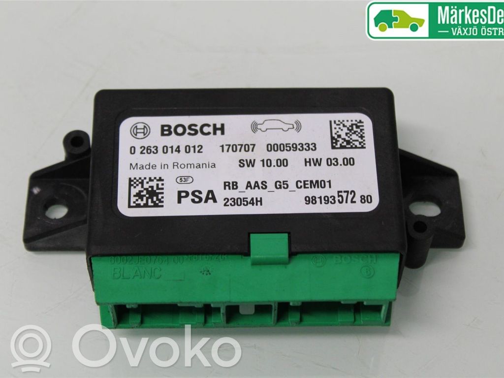 Peugeot 308 Parking PDC control unit/module 