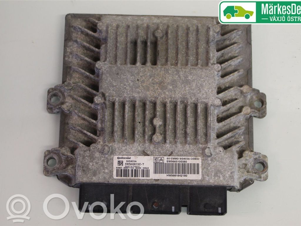 Įpurškimo valdymo blokas   1609523880,5WS40615C,9665100380