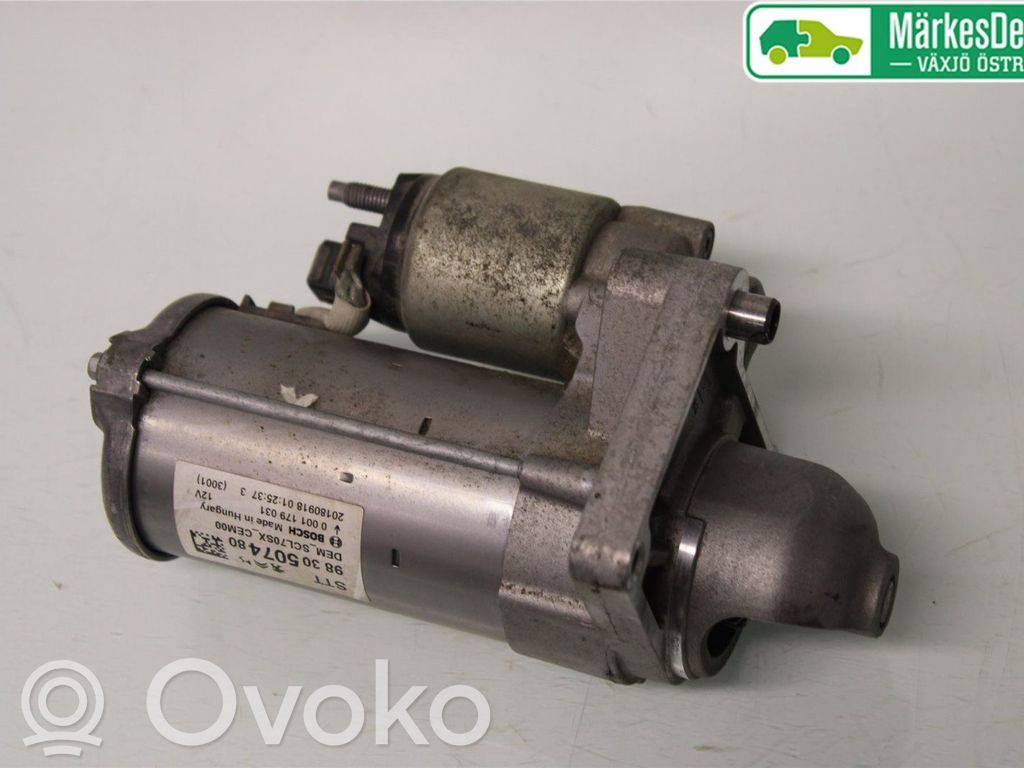 Motor de arranque   9830507480,0001179031,9830507480