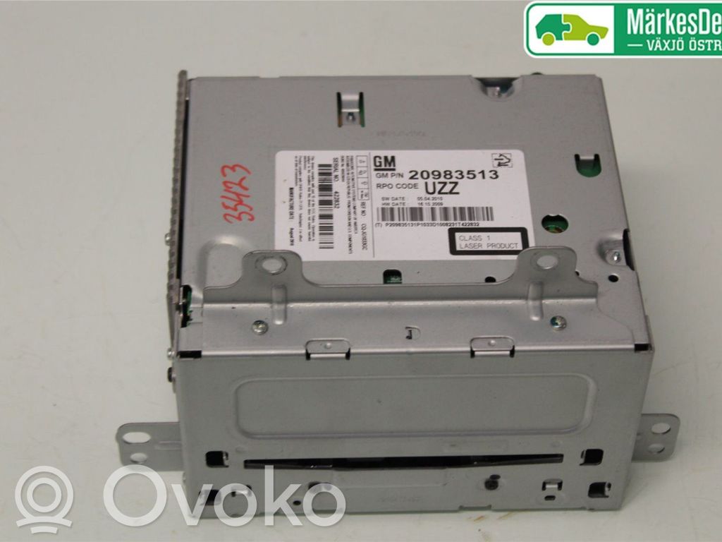 Opel Meriva B Radio/CD/DVD/GPS head unit 