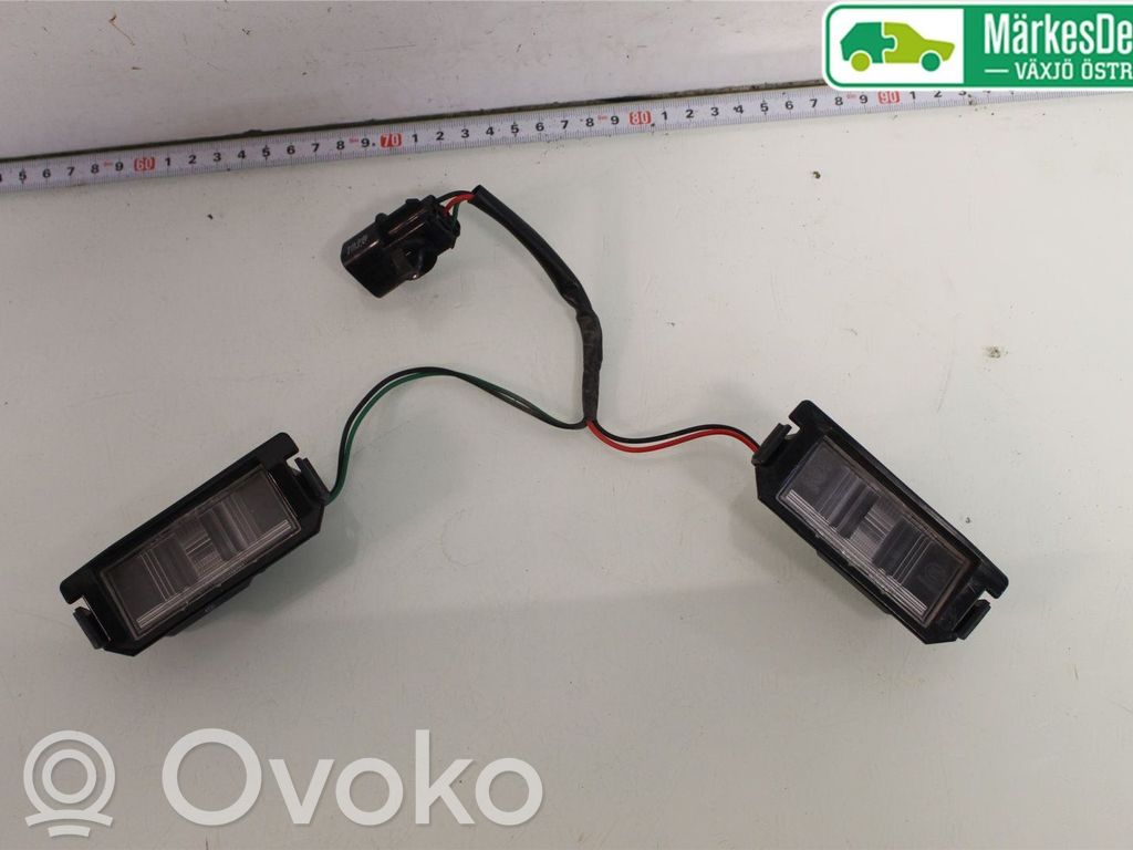 KIA Picanto Éclairage de plaque d'immatriculation 