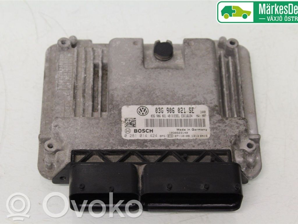Injection control unit/module   03G906021SE,0281014424,03G906021SE