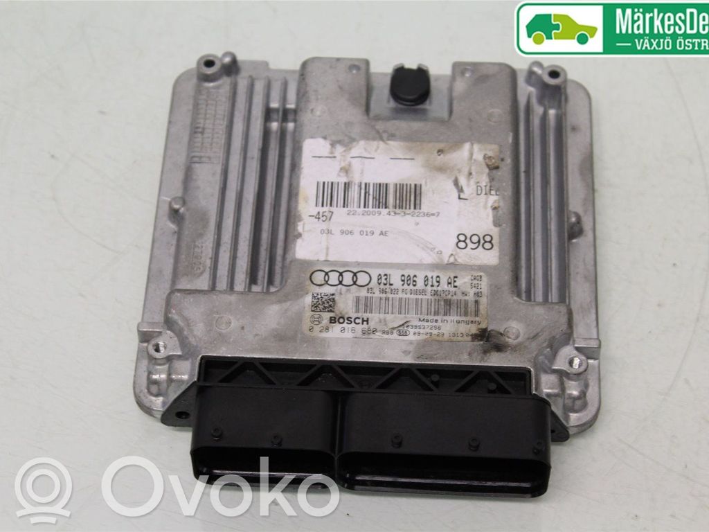 Unité de commande / module d'injection   03L906019AE,0281016680,03L906019AE