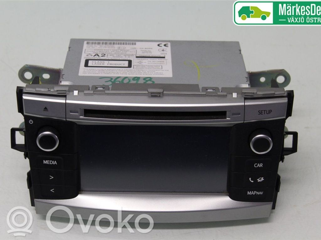 Toyota Verso Radio/CD/DVD/GPS head unit 