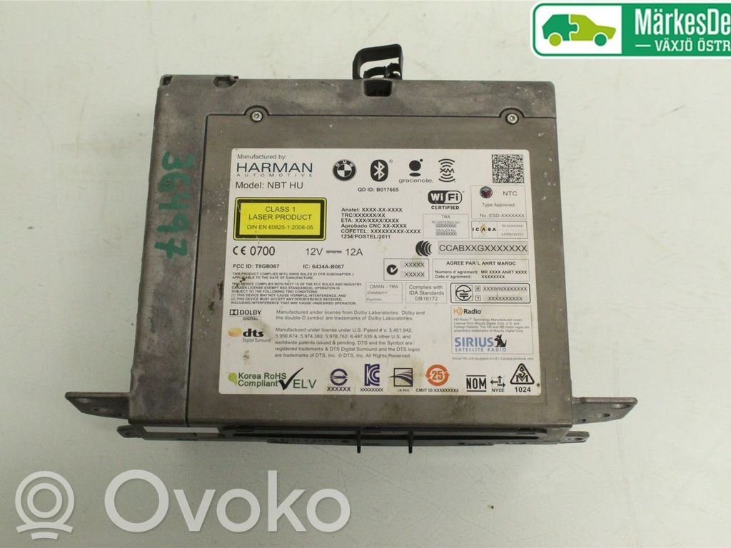 BMW 3 F30 F35 F31 Panel / Radioodtwarzacz CD/DVD/GPS 