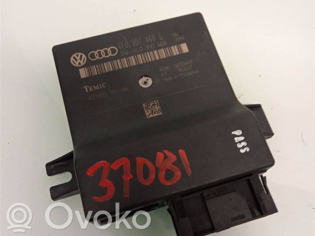 Audi A8 S8 D3 4E Modul control gateway 