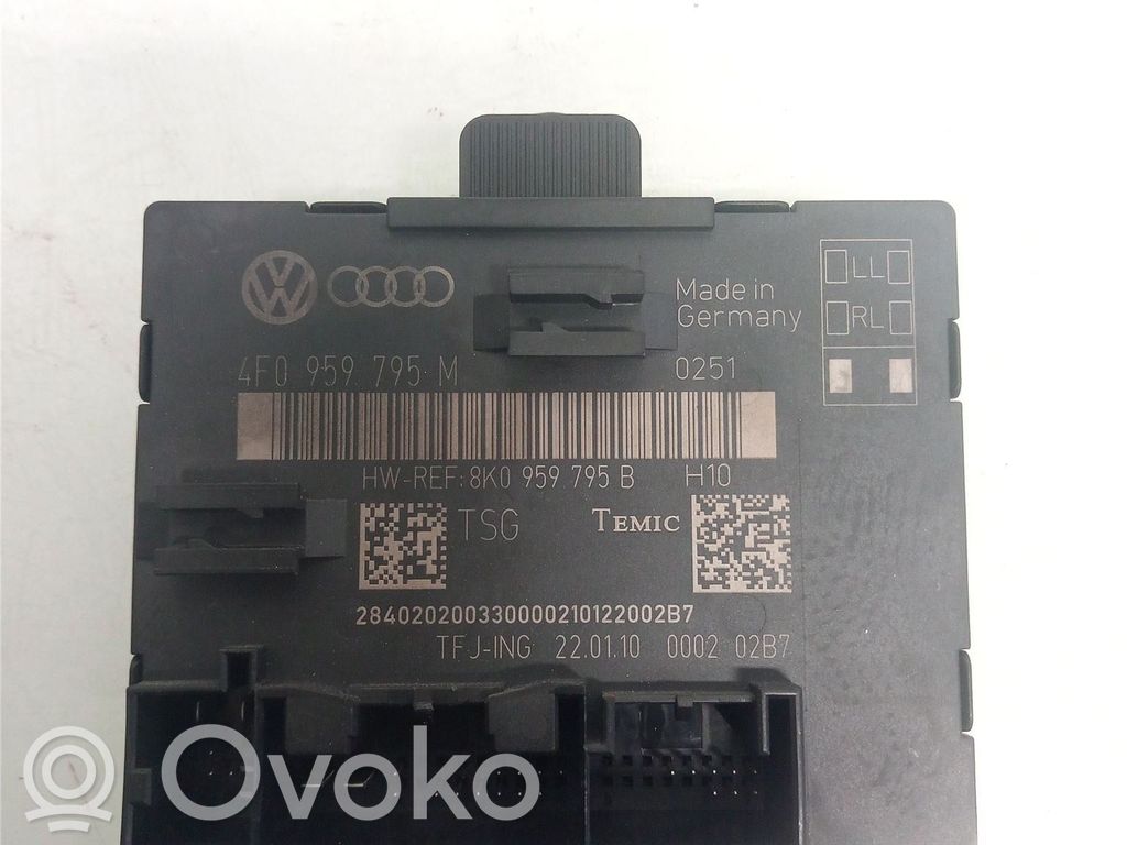 Unité de commande module de porte   4F0959795P,4F0959795M,4F0959795M