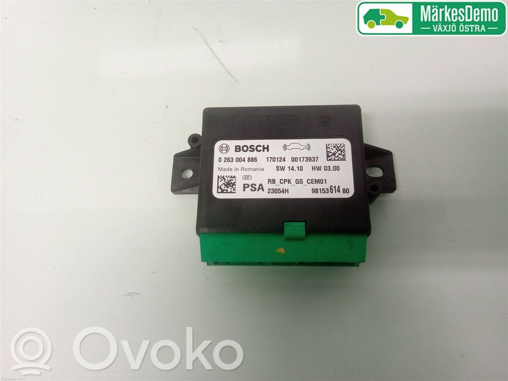 Peugeot 3008 II Unitate/modul de comandă parcare PDC 