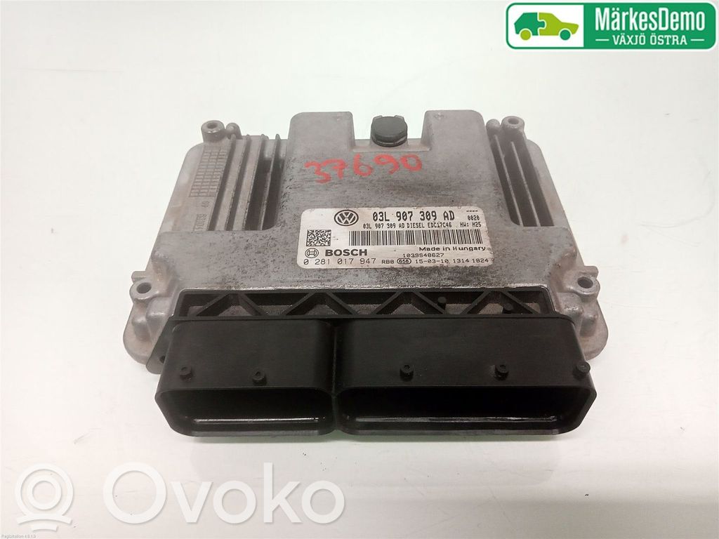 Injection control unit/module   03L907309AD,0281017947,03L907309AD