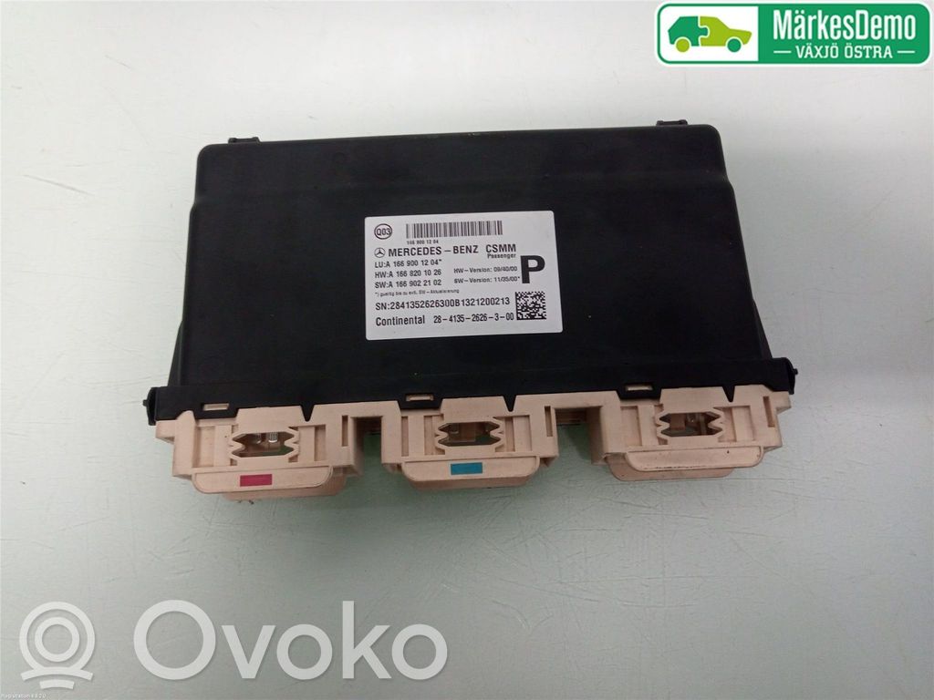 Mercedes-Benz ML W166 Moduł / Sterownik fotela 