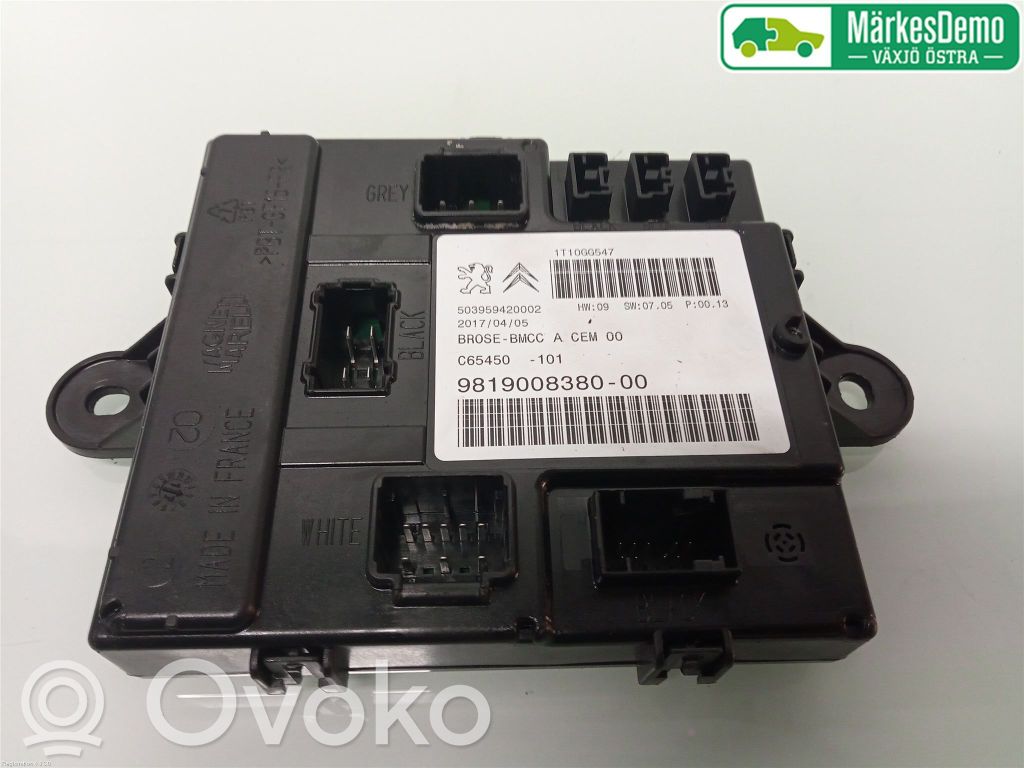 Citroen C4 Grand Picasso Tailgate/trunk control unit/module 