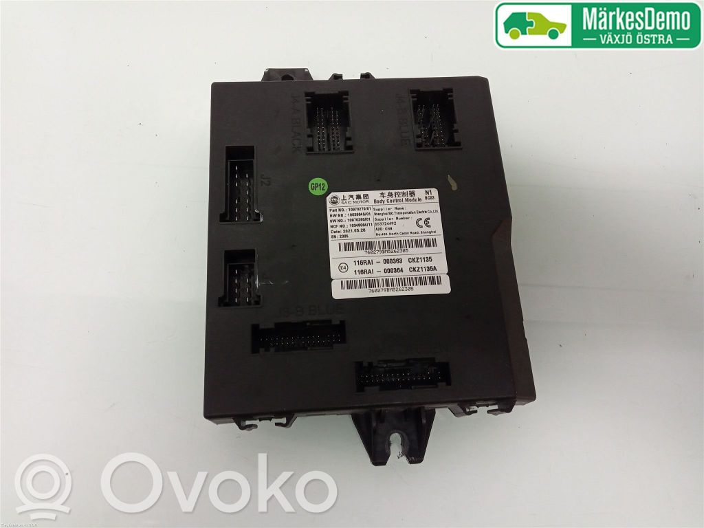 MG EHS Módulo de confort/conveniencia 