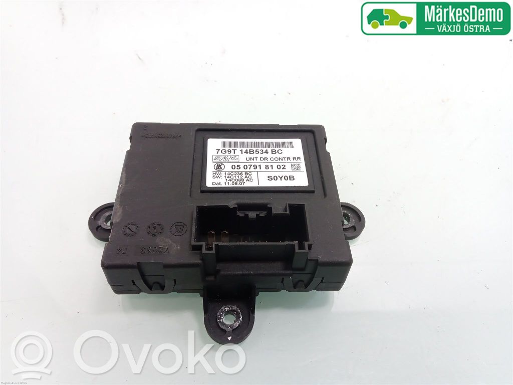 Door control unit/module   31295415,7G9T14B534BC,7G9T14B534BC
