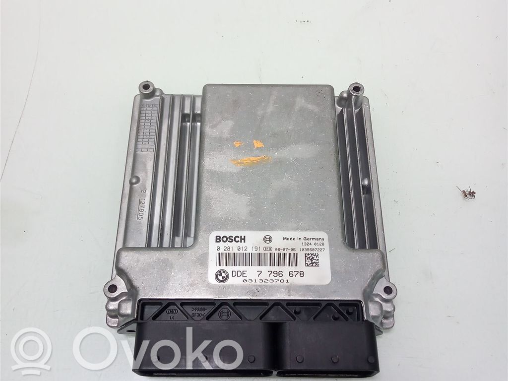 BMW 5 E60 E61 Unidad de control/módulo de la inyección 