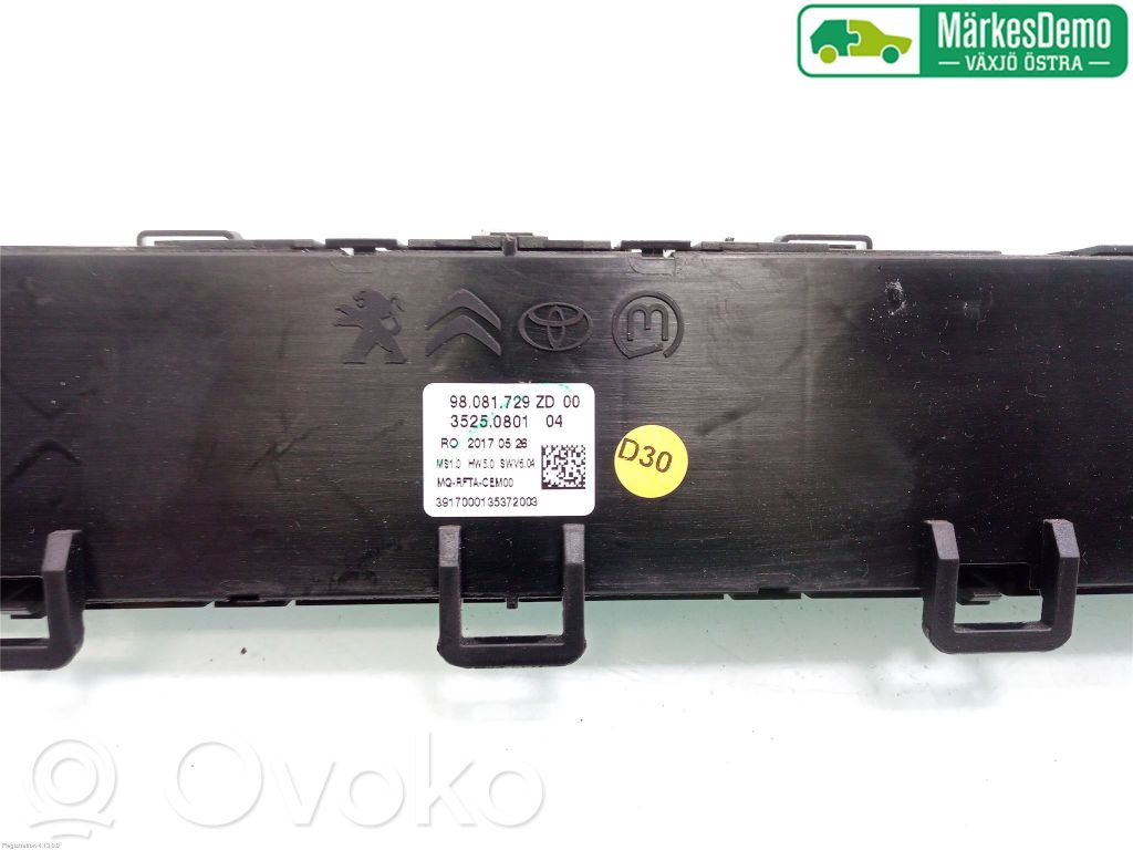 Peugeot Expert Climate control unit 