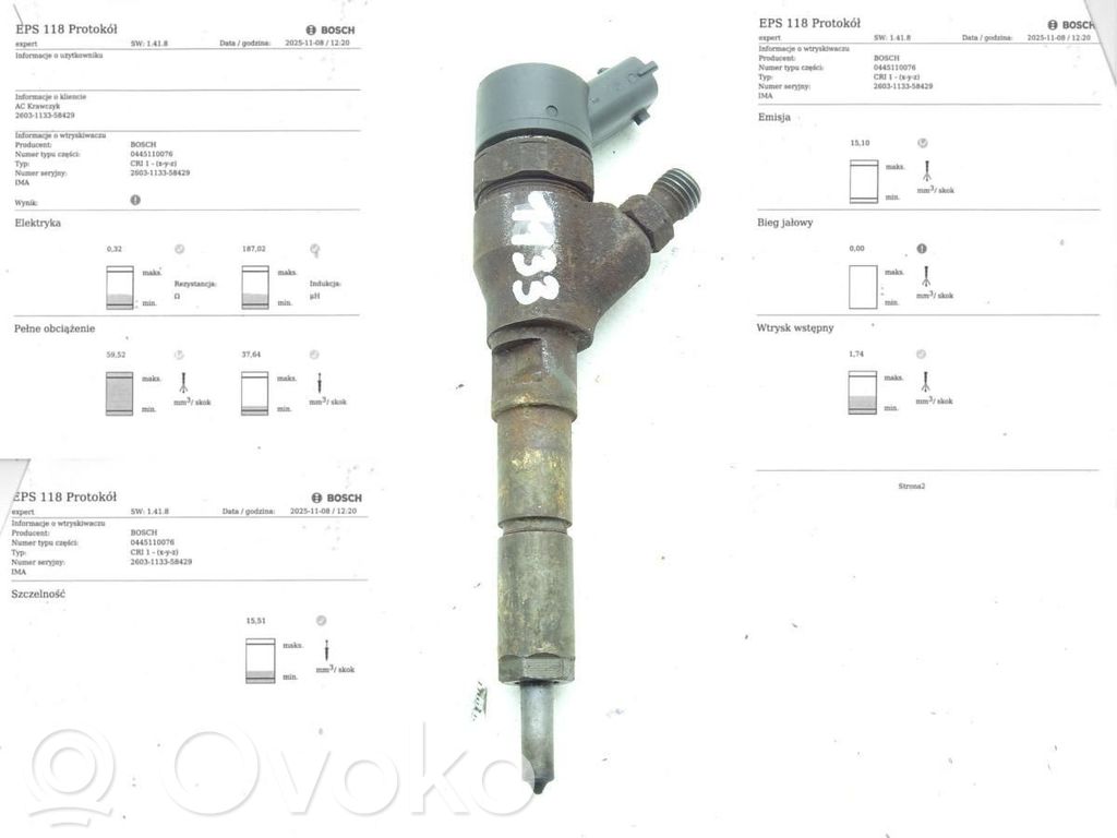 Fiat Scudo Fuel injector 