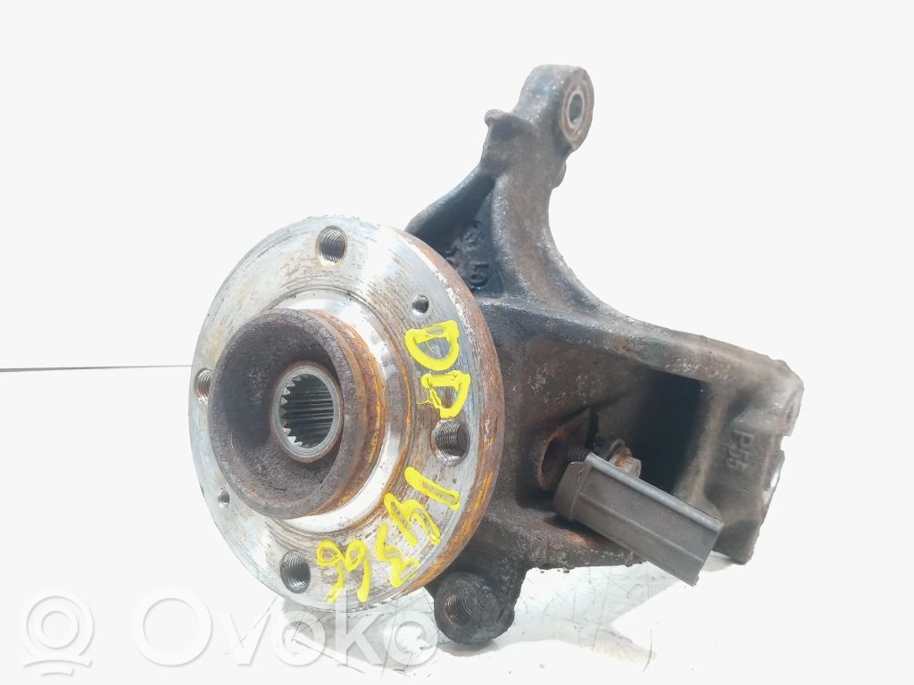 Front wheel hub spindle knuckle