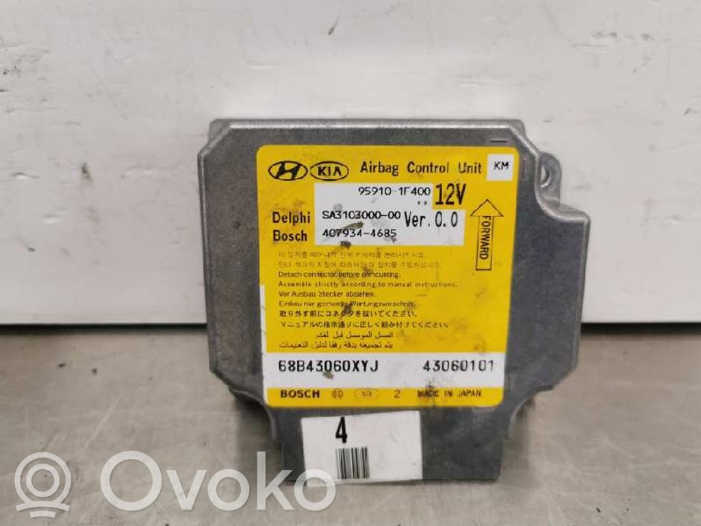 Centralina/modulo airbag   959101F400,68B43060XYJ,43060101