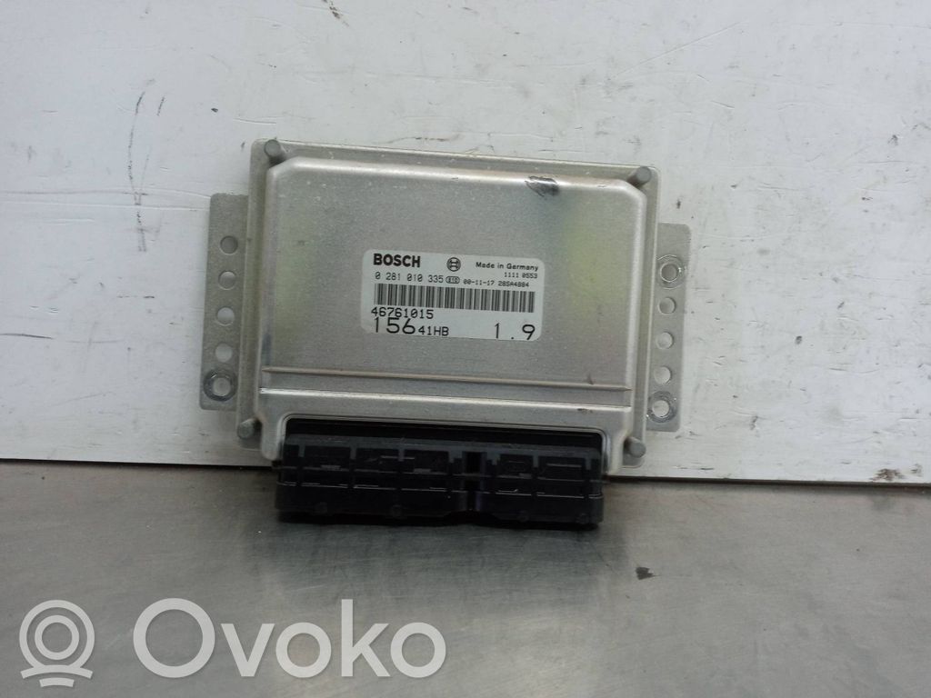 Unidad de control/módulo del motor   46761015,15641HB,0281010335