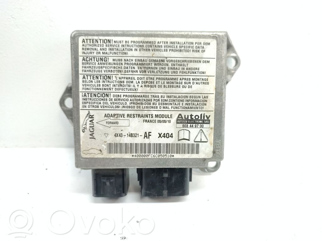Centralina/modulo airbag   603449700,4X4314B321AF