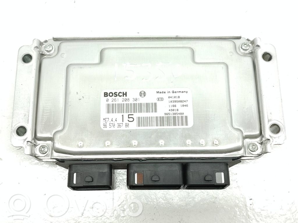 Engine control unit/module   0261208301,9657036780,ME74415